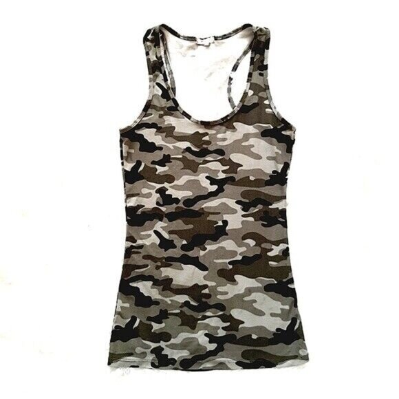 ARDENE CAMO TANK TOP SIZE SMALL - Picture 1 of 2